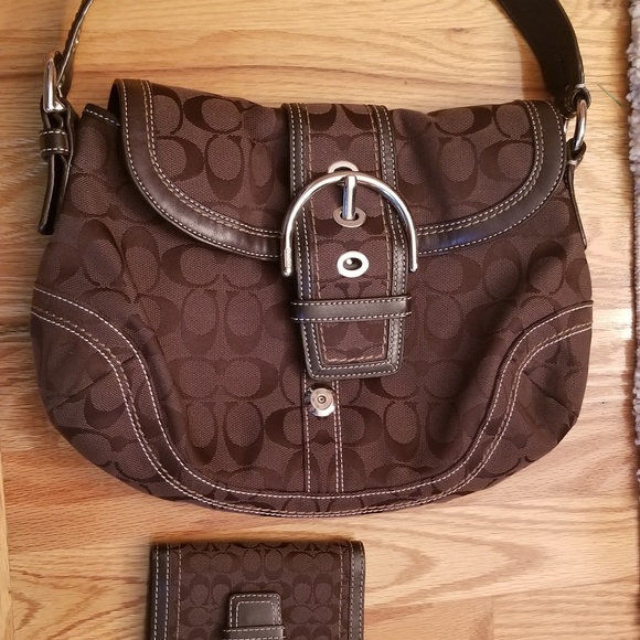 Coach brown cross body - Picture 1 of 3